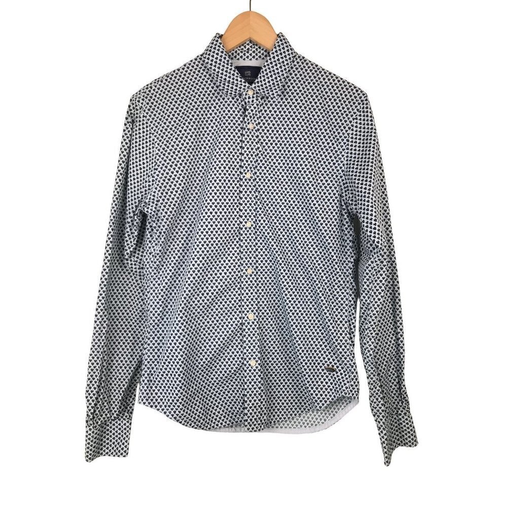 Scotch & Soda Blue Button Down Shirt Size Small